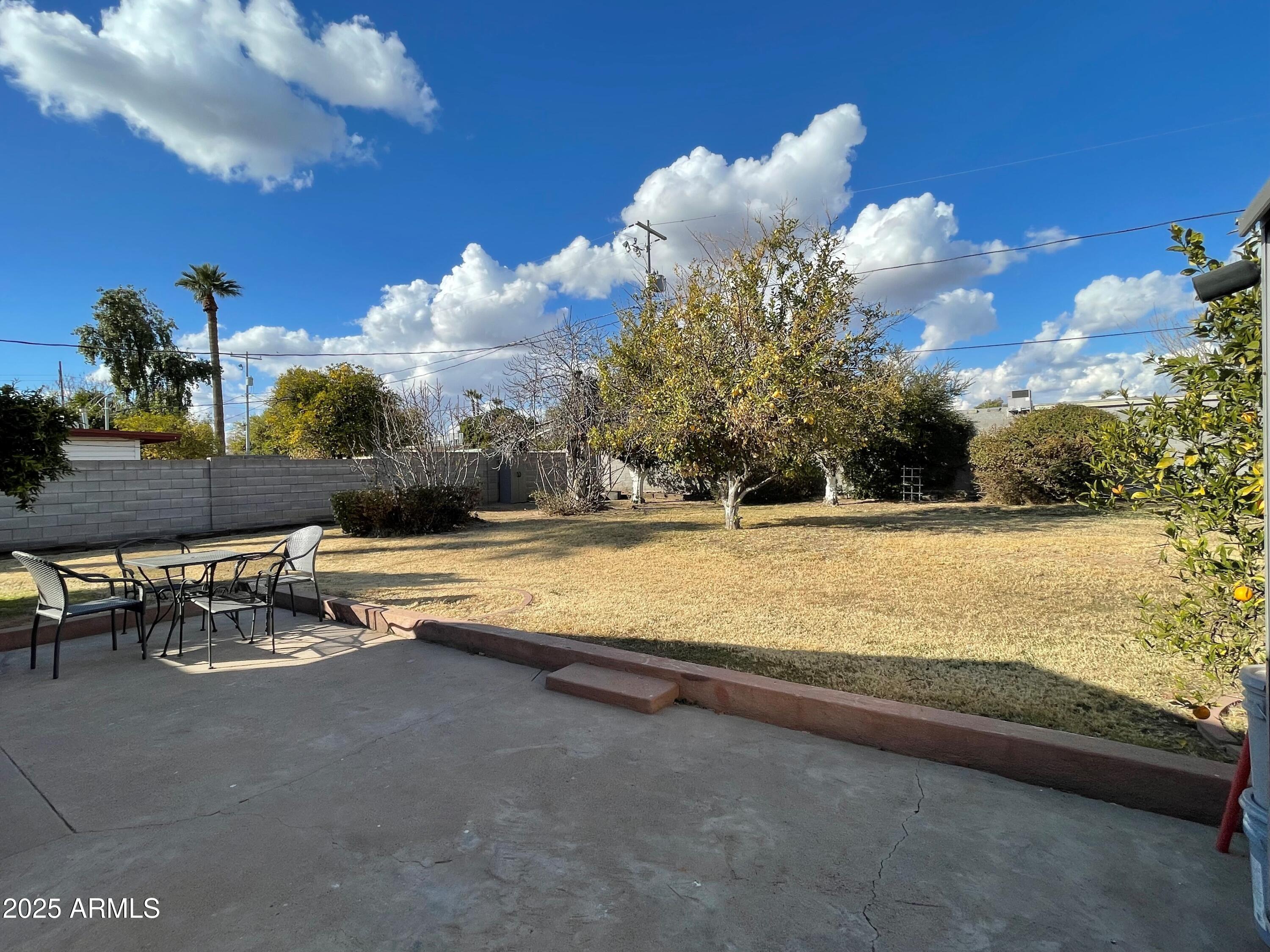 830 East Lamar Road Phoenix, AZ 85014 - Photo 12 of 35 View of Backyard from Patio