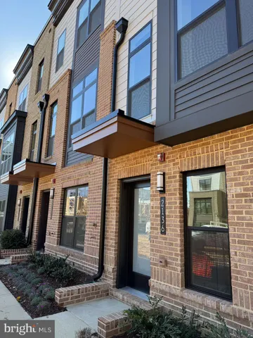 a front view of a building