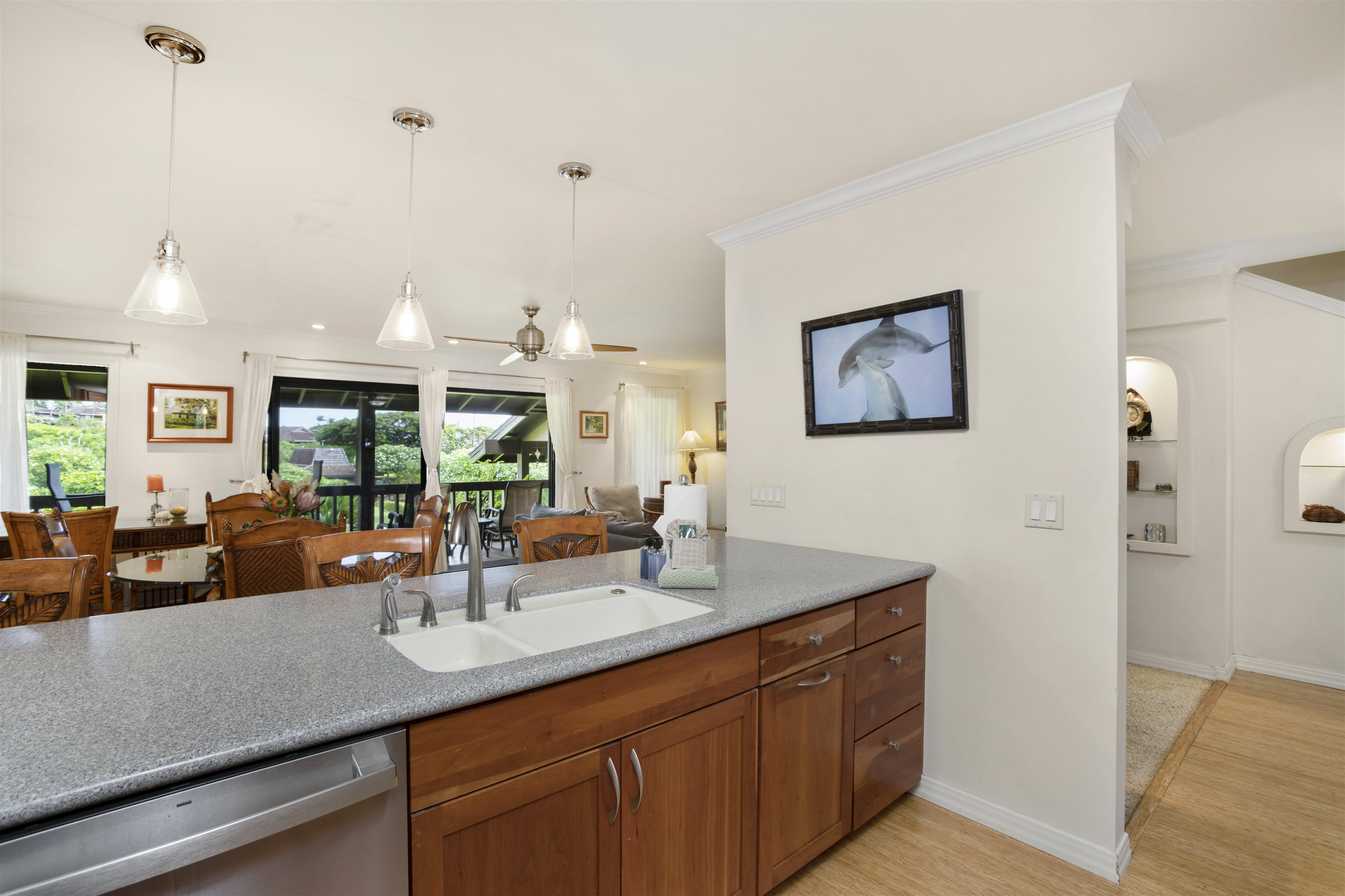 150 Puukolii Road, Unit 41 Lahaina, HI 96761 - Photo 8 of 34 a kitchen with a sink and a large window