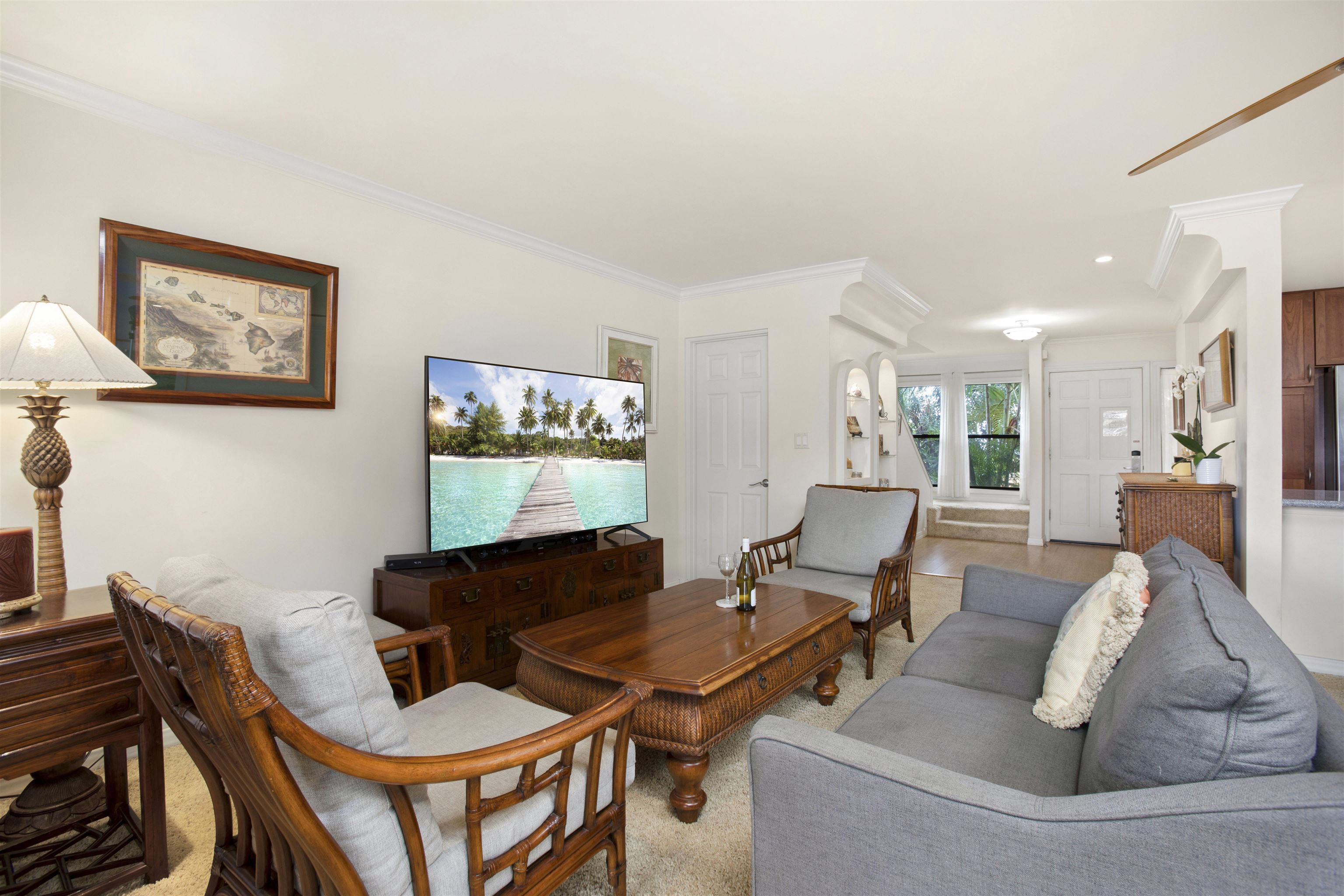 150 Puukolii Road, Unit 41 Lahaina, HI 96761 - Photo 9 of 34 a living room with furniture and a window