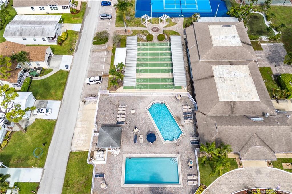 4237 4th Court Lantana, FL 33462 - Photo 40 of 40 an aerial view of a house with a swimming pool
