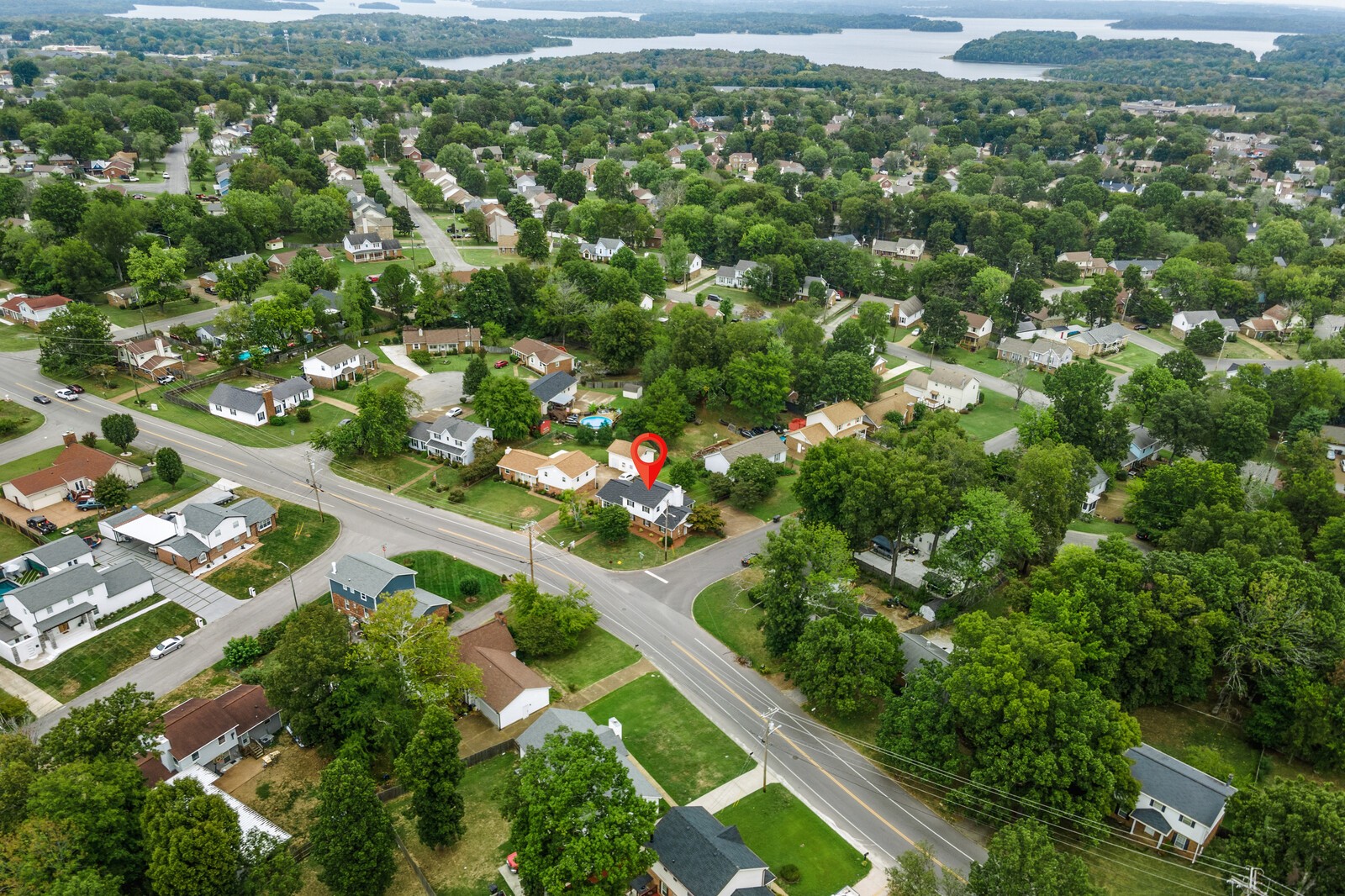 3352 Country Way Road Antioch, TN 37013 - Photo 26 of 26 an aerial view of residential houses with outdoor space and trees