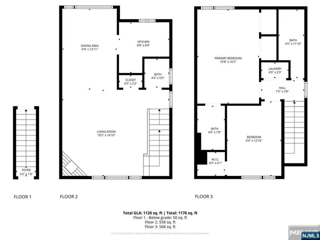 $3,300 | 1317 15th Street, Unit 1317, Fort Lee, NJ 07024