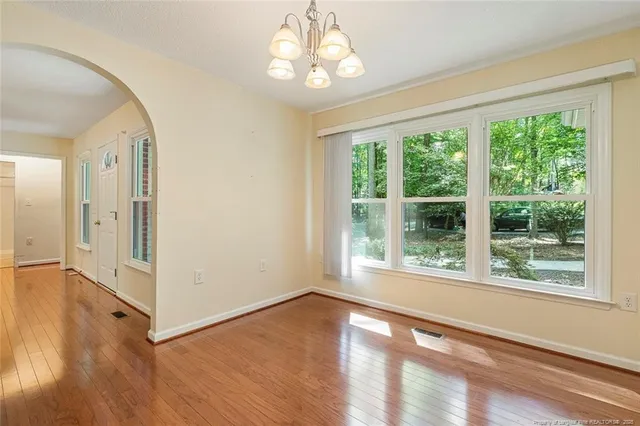 a view of livingroom with hardwood