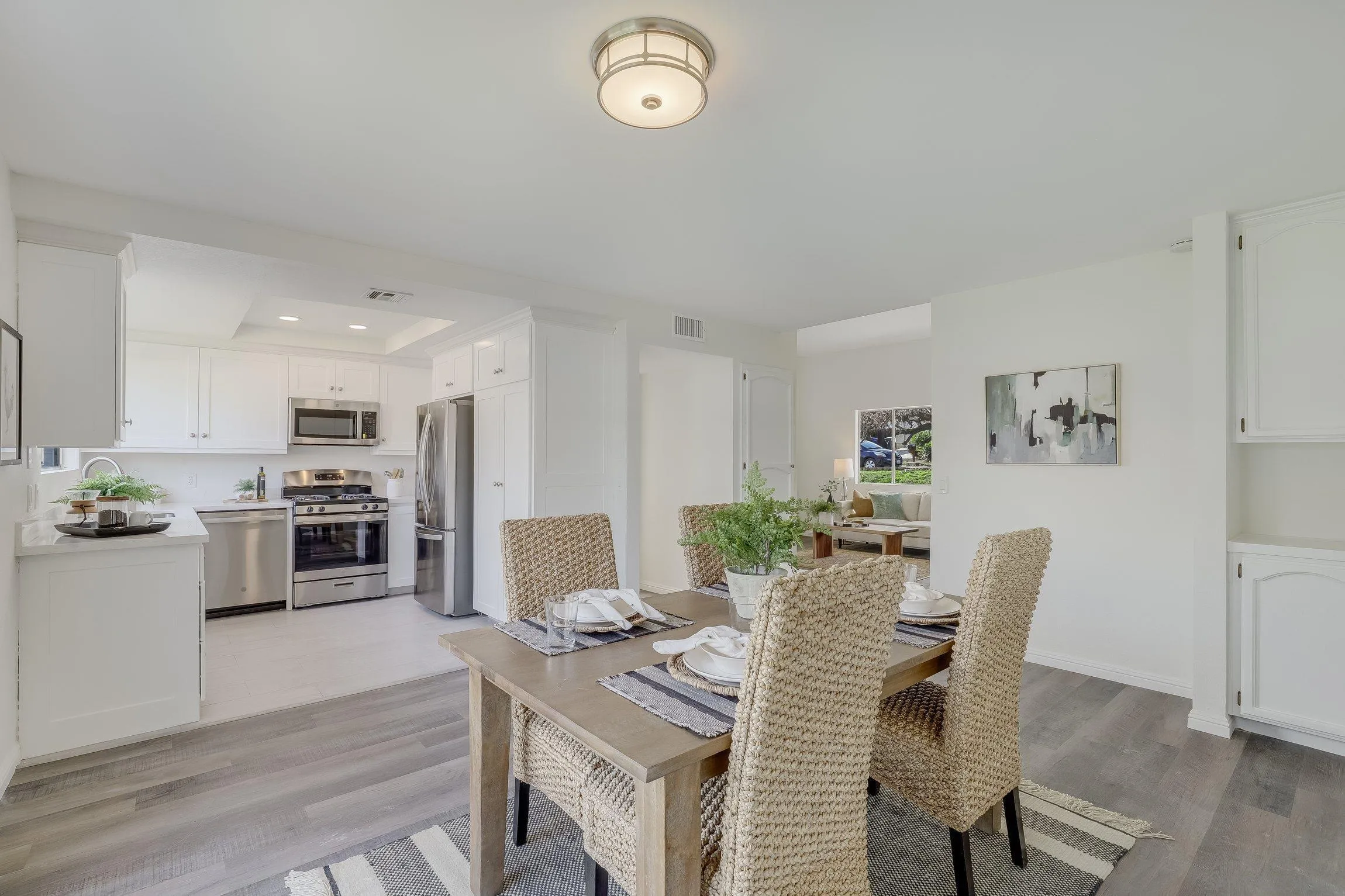 2305 Peppermint Lane Lemon Grove, CA 91945 - Photo 5 of 25 a view of kitchen with cabinets and wooden floor