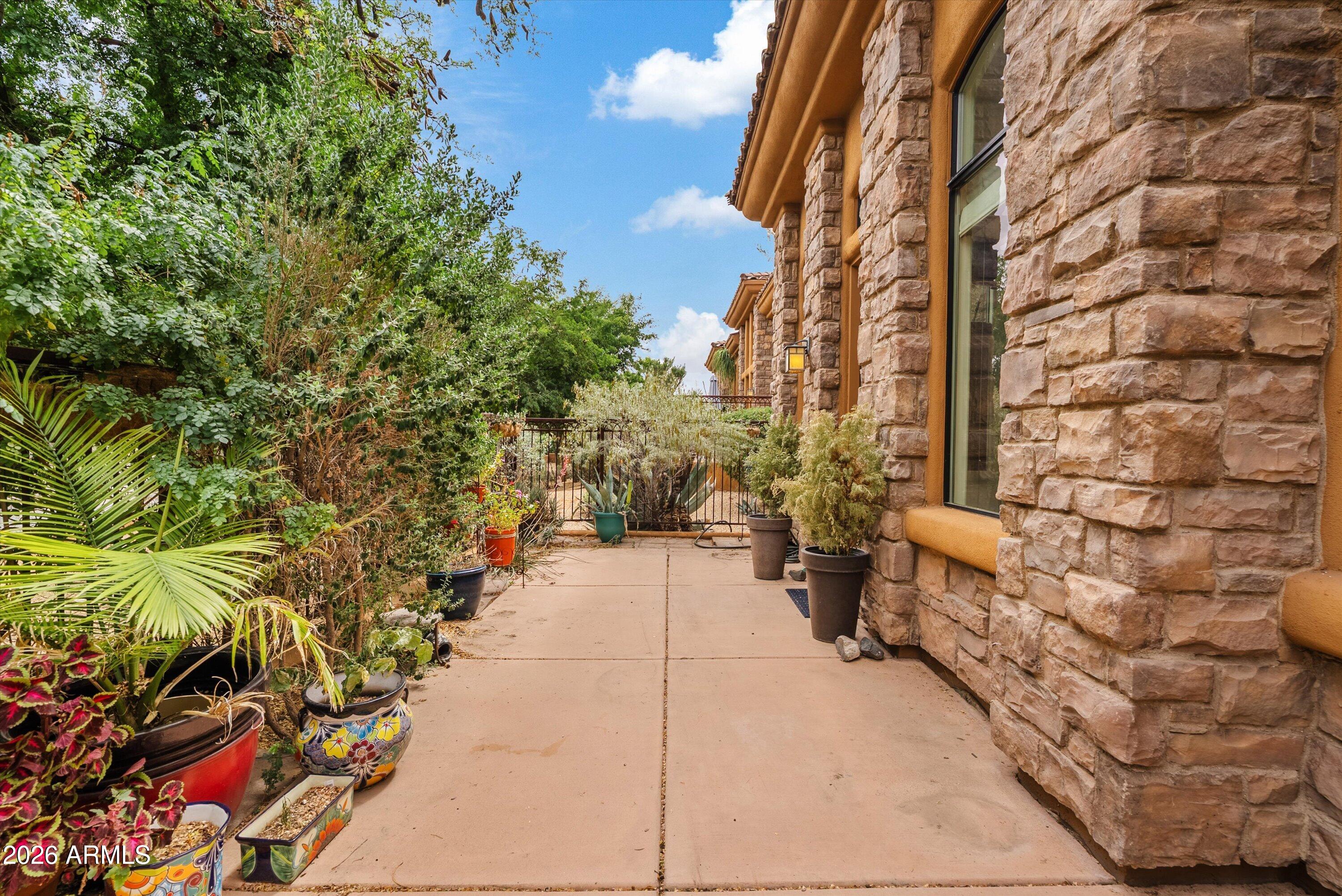 7199 East Ridgeview Place, Unit 112 Carefree, AZ 85377 - Photo 36 of 38 Back Patio