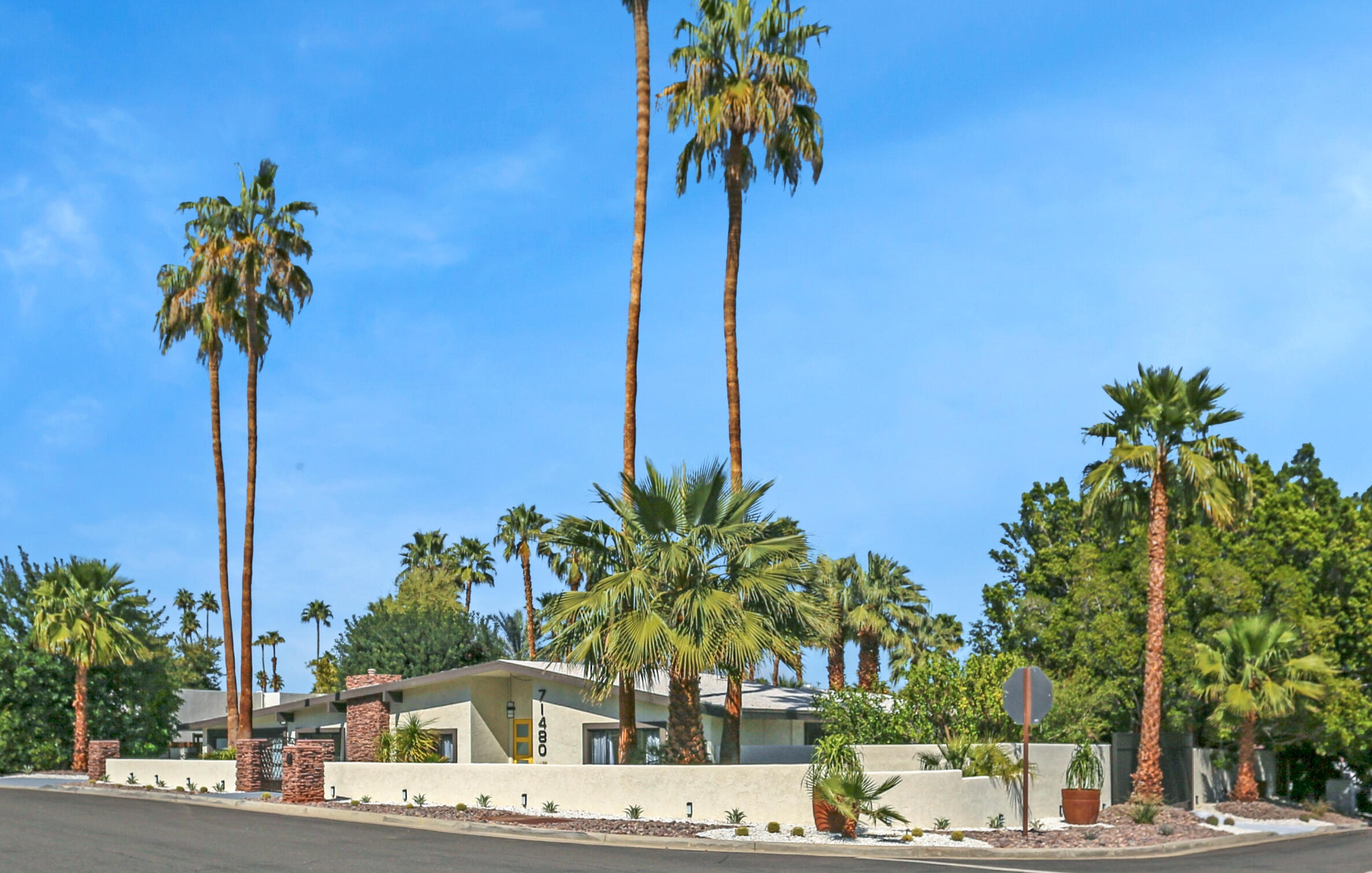 71480 Halgar Road Rancho Mirage, CA 92270 - Photo 2 of 52 a palm tree sitting in front of a white house