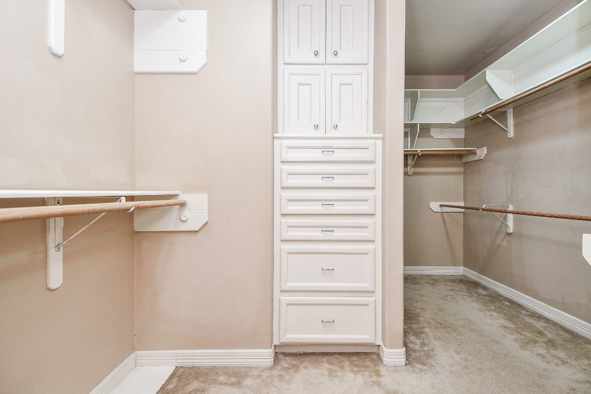 1240 Bingle Road Spring Valley Village, TX 77055 - Photo 24 of 49 a view of walk in closet with empty racks