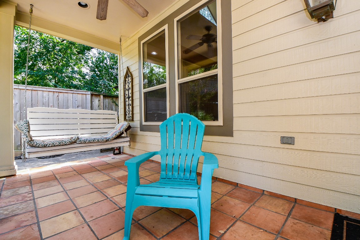 1240 Bingle Road Spring Valley Village, TX 77055 - Photo 37 of 49 As you can tell the covered bak orch/patio area is VERY big and roomy and is perfect for relaxing and enjoying the abundance od possibilities in an incredible backyard that most people in the city can only dream of