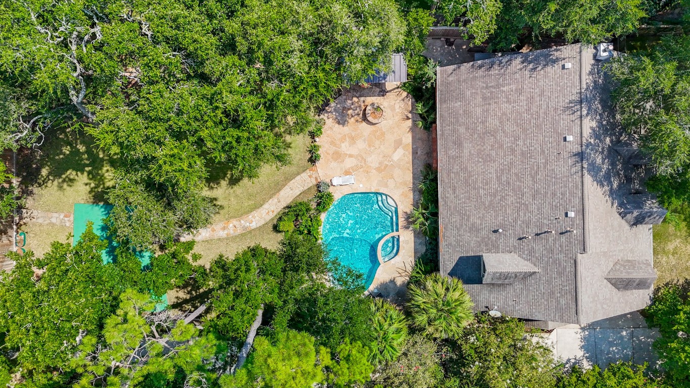 1240 Bingle Road Spring Valley Village, TX 77055 - Photo 44 of 49 Here is another ariel view looking down from directly overhead