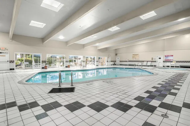 a view of a entryway with a living room