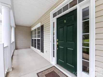 a view of front door