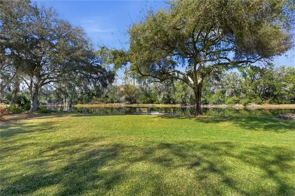 a view of an outdoor space and deck