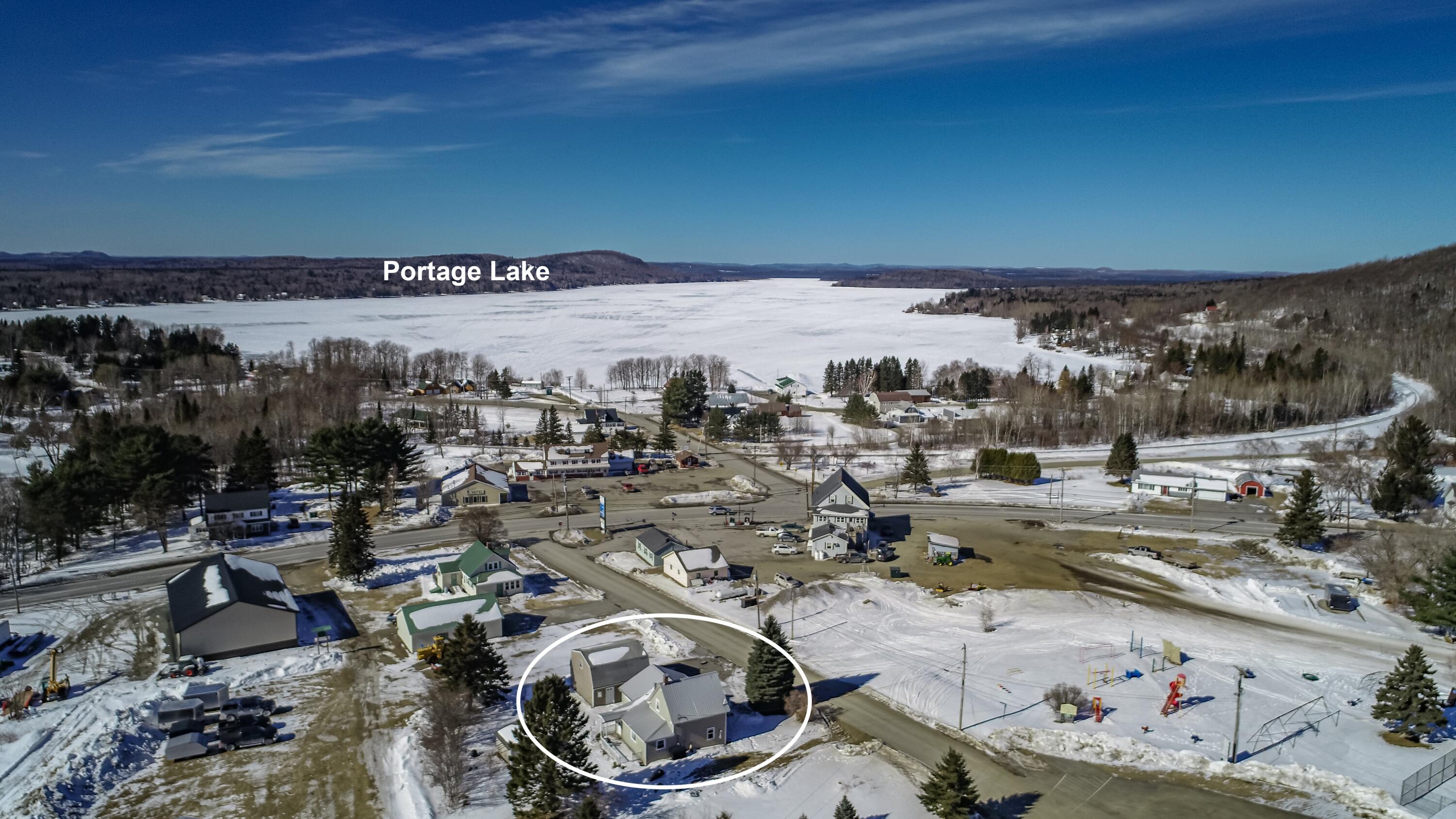 8 School Street Portage, ME 04768 - Photo 26 of 32 School Street Portage Lake Aerials