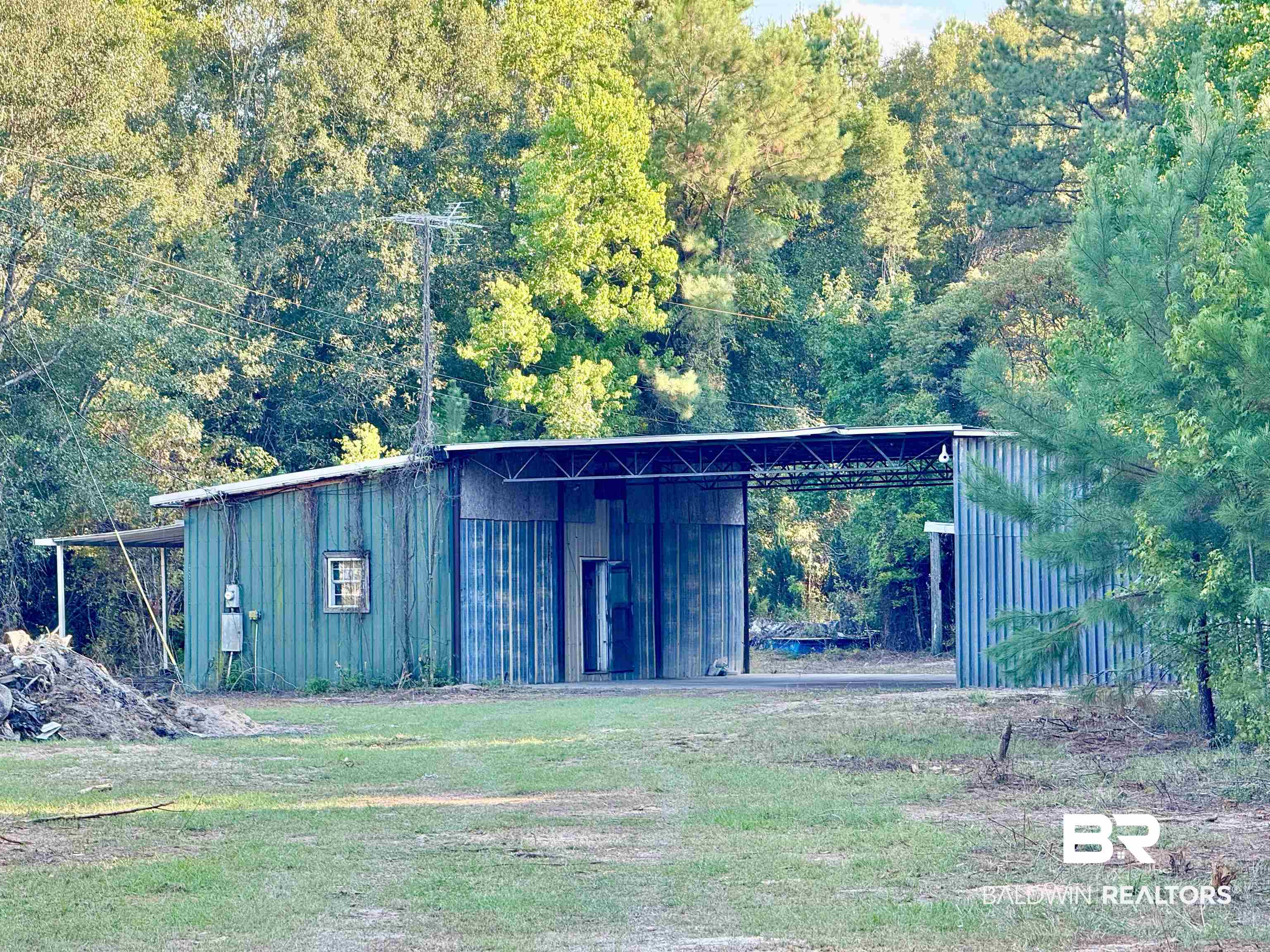 680 Travis Road Brewton, AL 36426 - Photo 4 of 12 View of pole building