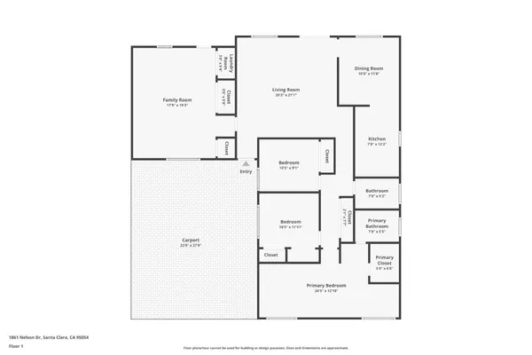 $5,500 | 1861 Nelson Drive, Santa Clara, CA 95054