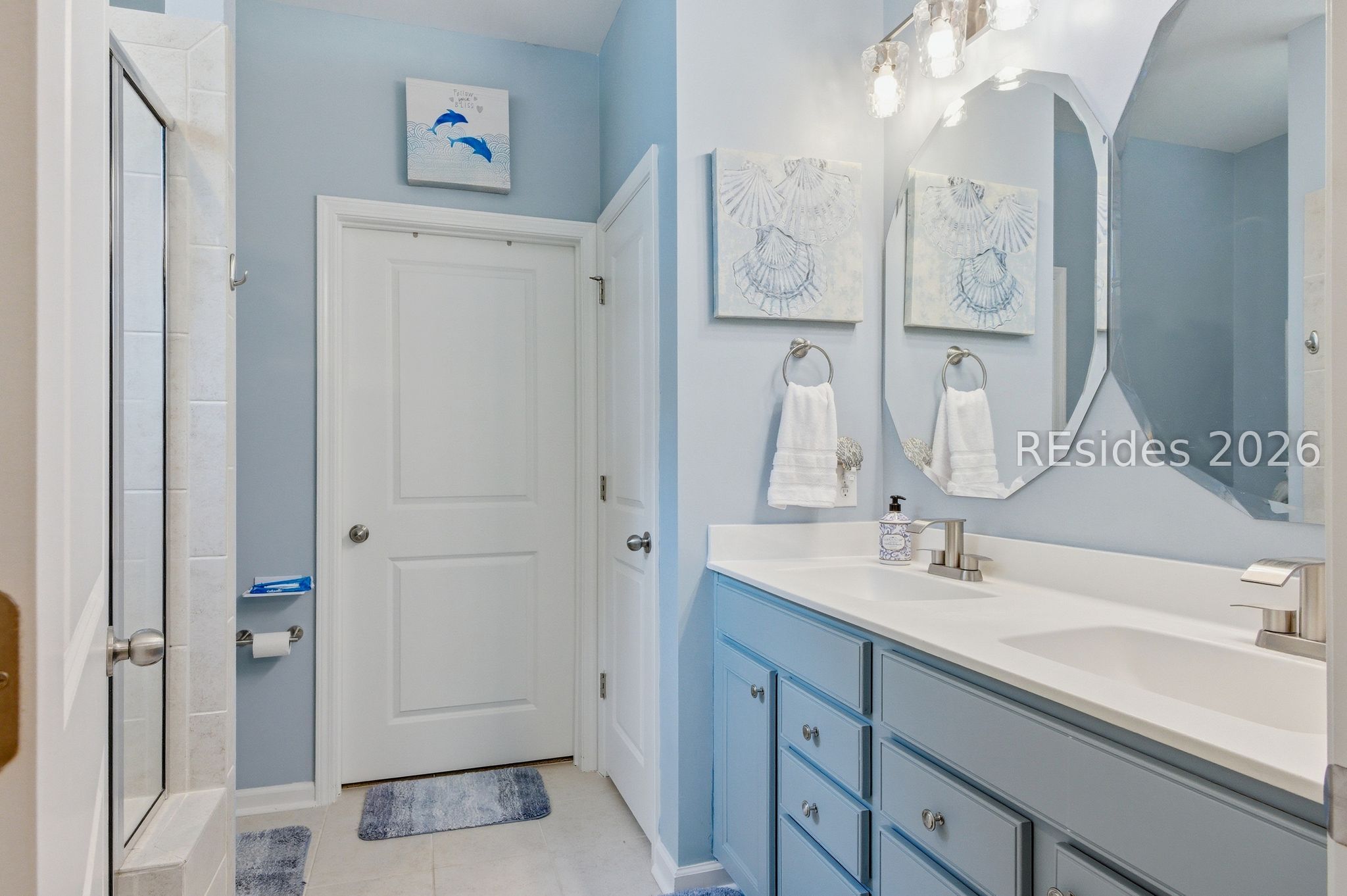 277 Springtime Court Bluffton, SC 29909 - Photo 20 of 45 Primary bath with coastal colors