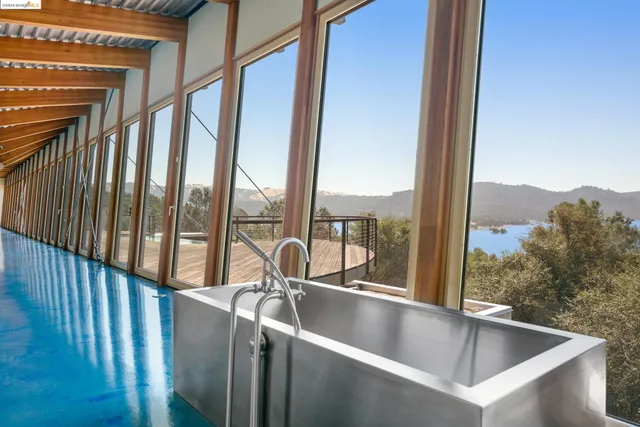 a very nice looking room with a large window