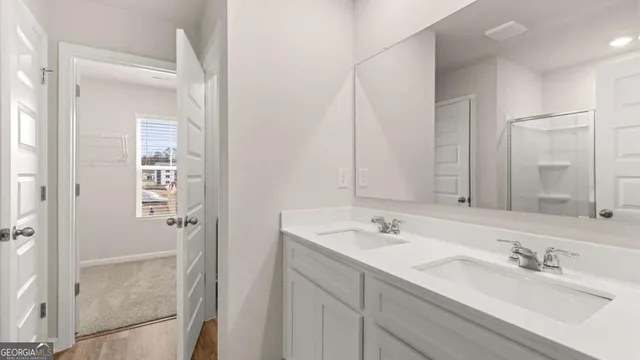 a view of an empty room