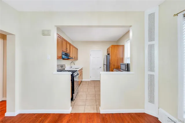 a view interior of a house and kitchen view