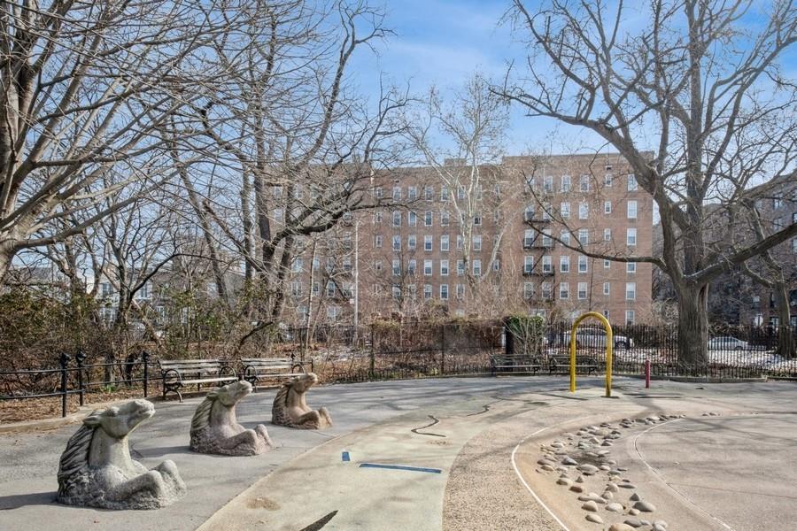 6665 Colonial Road, Unit 2F Brooklyn, NY 11220 - Photo 22 of 25 a park view with large trees