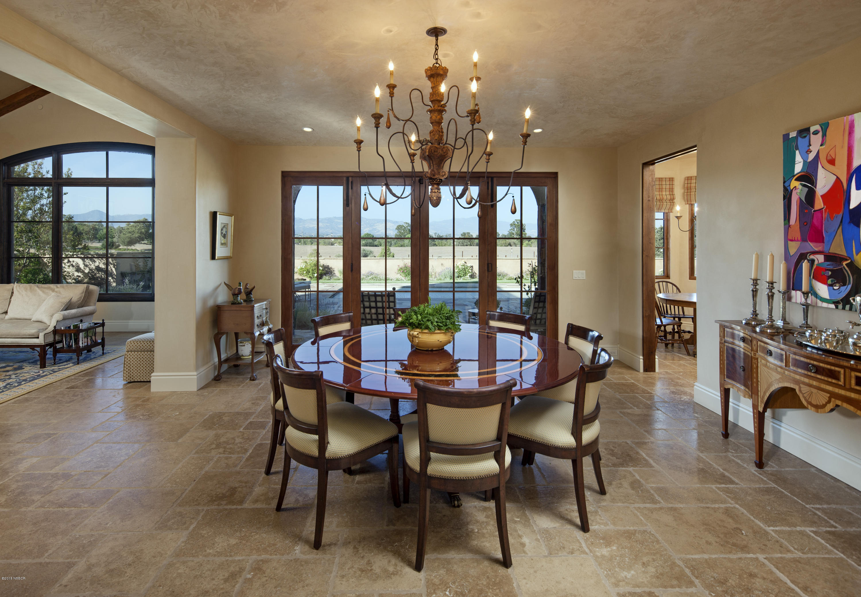 1775 Still Meadow Road Solvang, CA 93463 - Photo 5 of 28 a view of a dining room with furniture window and outside view