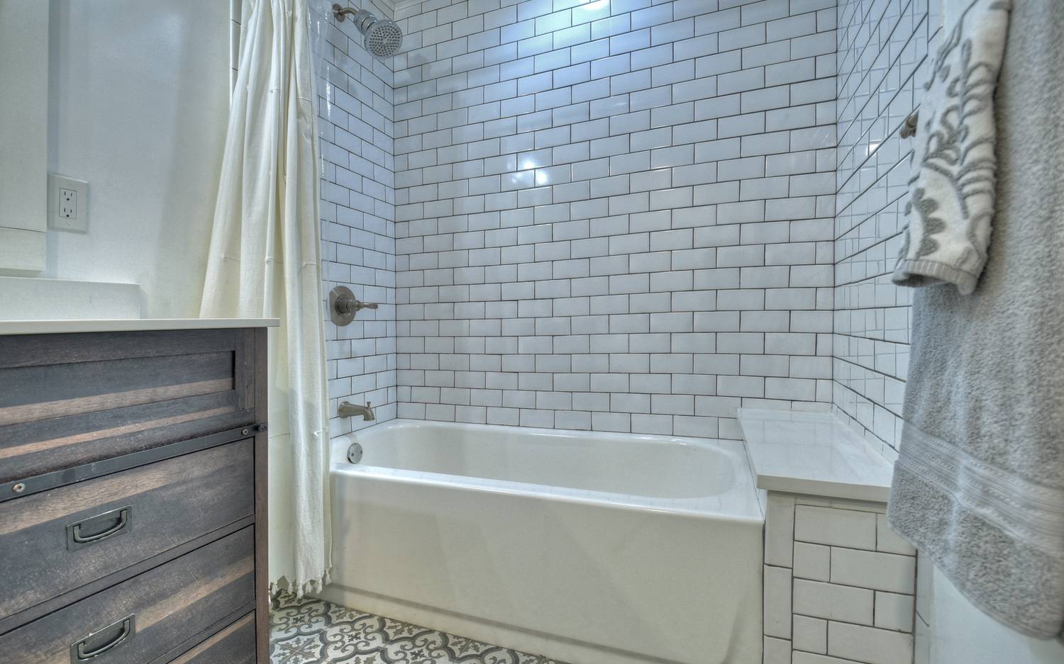 642 East 2nd Street Blue Ridge, GA 30513 - Photo 35 of 44 a bathroom with bathtub and shower