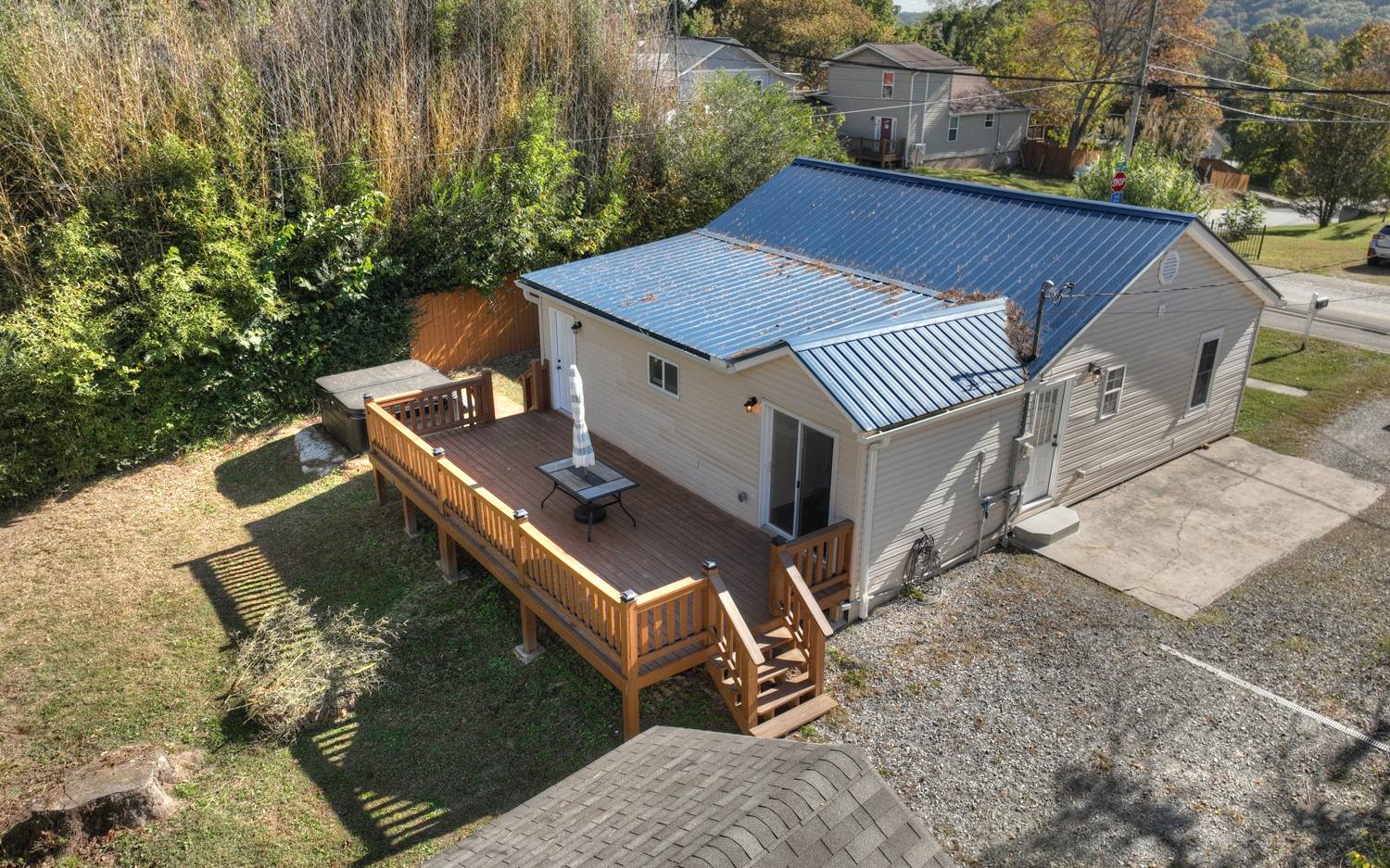 642 East 2nd Street Blue Ridge, GA 30513 - Photo 4 of 44 an aerial view of a house with a yard