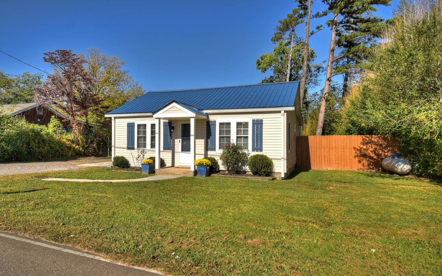 642 East 2nd Street Blue Ridge, GA 30513 - Photo 5 of 44 a view of a house with backyard and trees