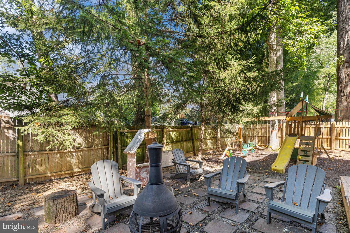 9411 Fernwood Road Bethesda, MD 20817 - Photo 21 of 28 a view of a patio with chairs and potted plants