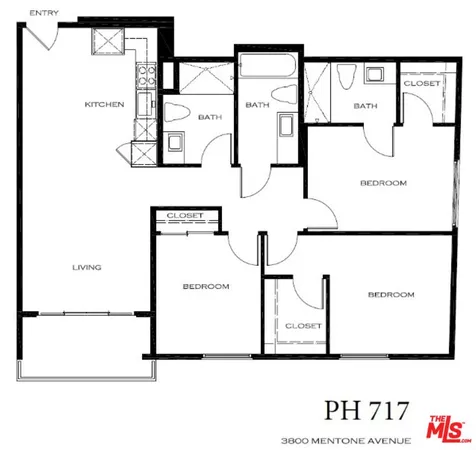 $4,995 | 3800 Mentone Avenue, Unit PH717, Culver City, CA 90232