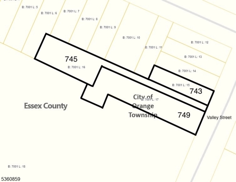 745 Valley Street Orange, NJ 07050 - Photo 3 of 3 a close up of a street sign