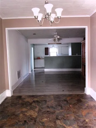 a view of front door