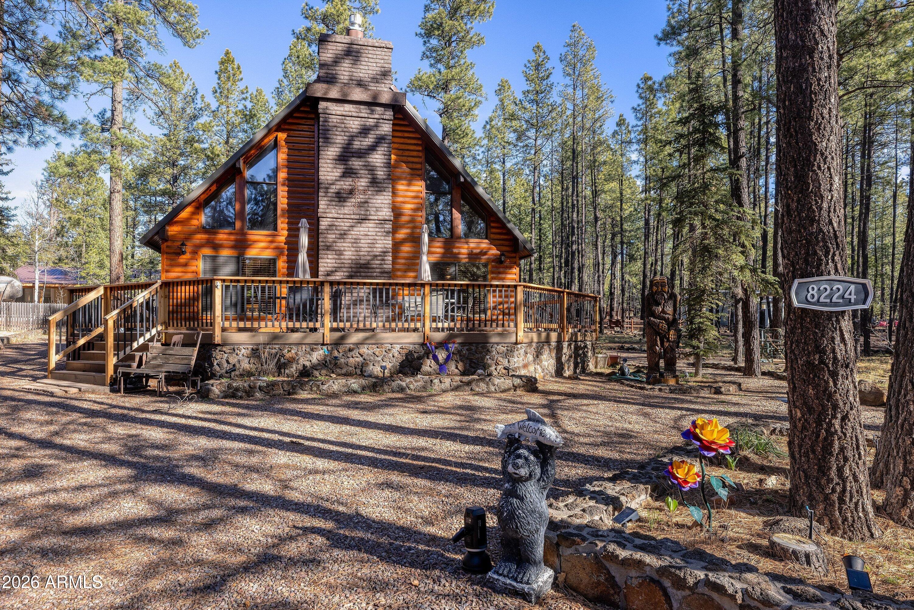 8224 White Oak Road Pinetop, AZ 85935 - Photo 35 of 48 VIEW FROM STREET