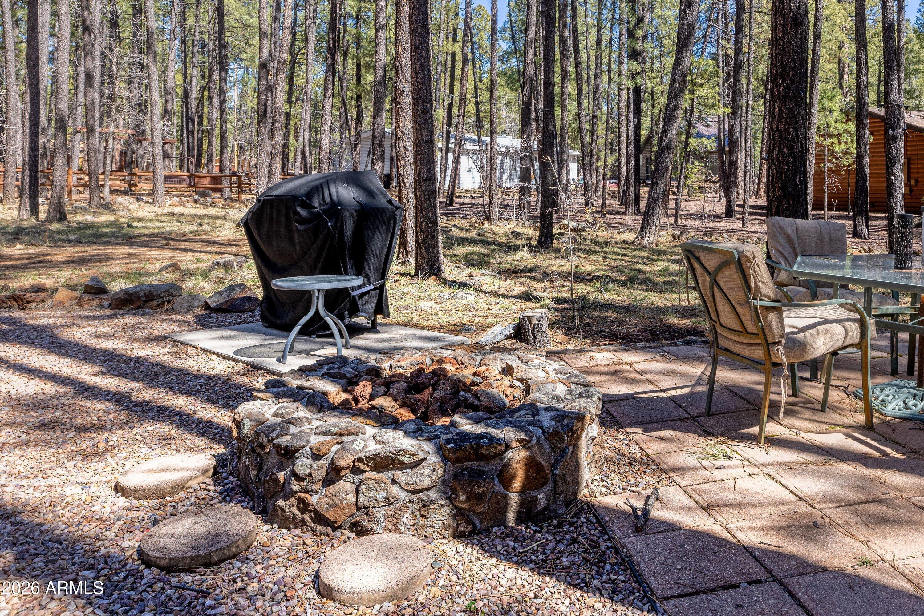 8224 White Oak Road Pinetop, AZ 85935 - Photo 39 of 48 FIREPIT