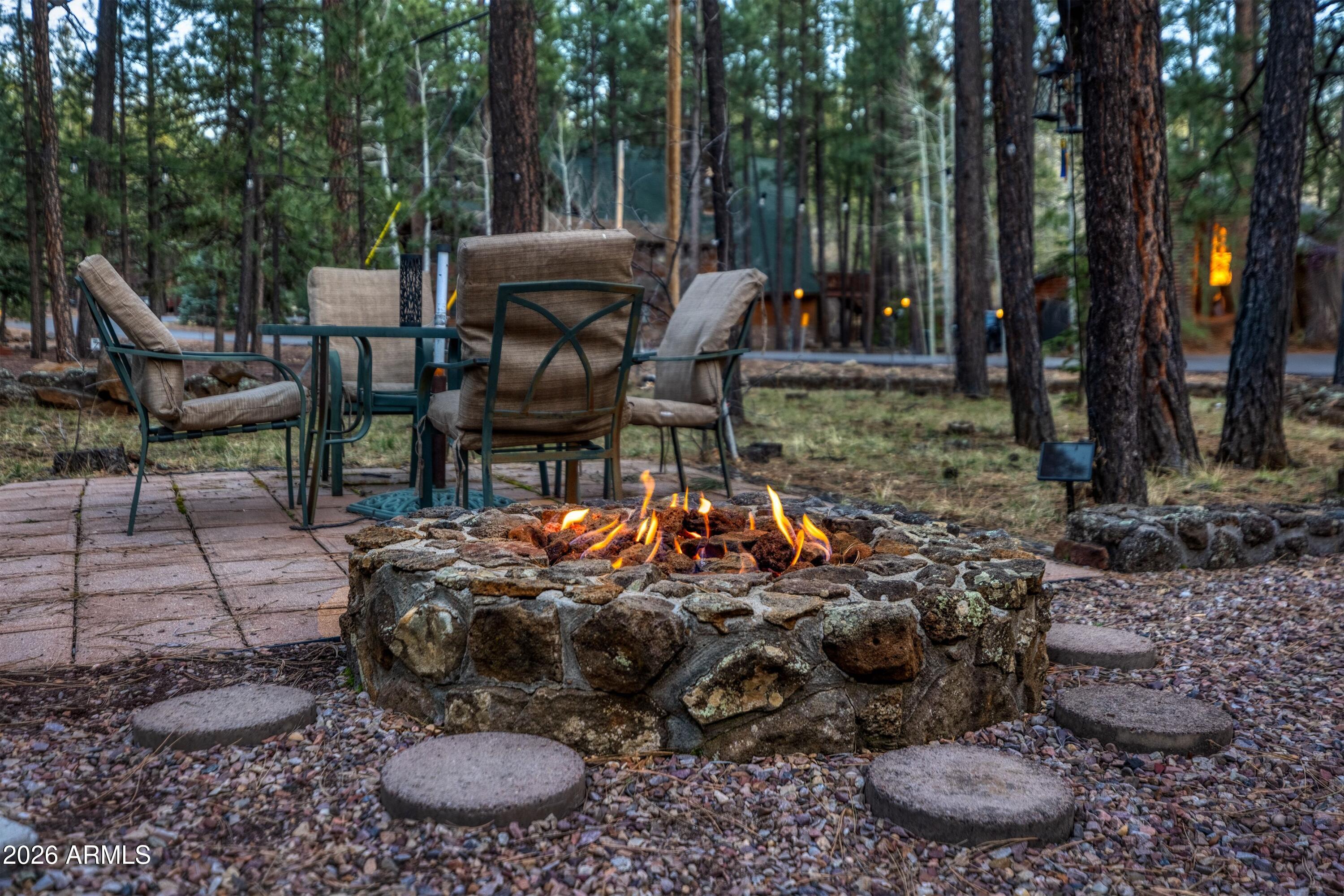 8224 White Oak Road Pinetop, AZ 85935 - Photo 7 of 48 FIREPIT AREA