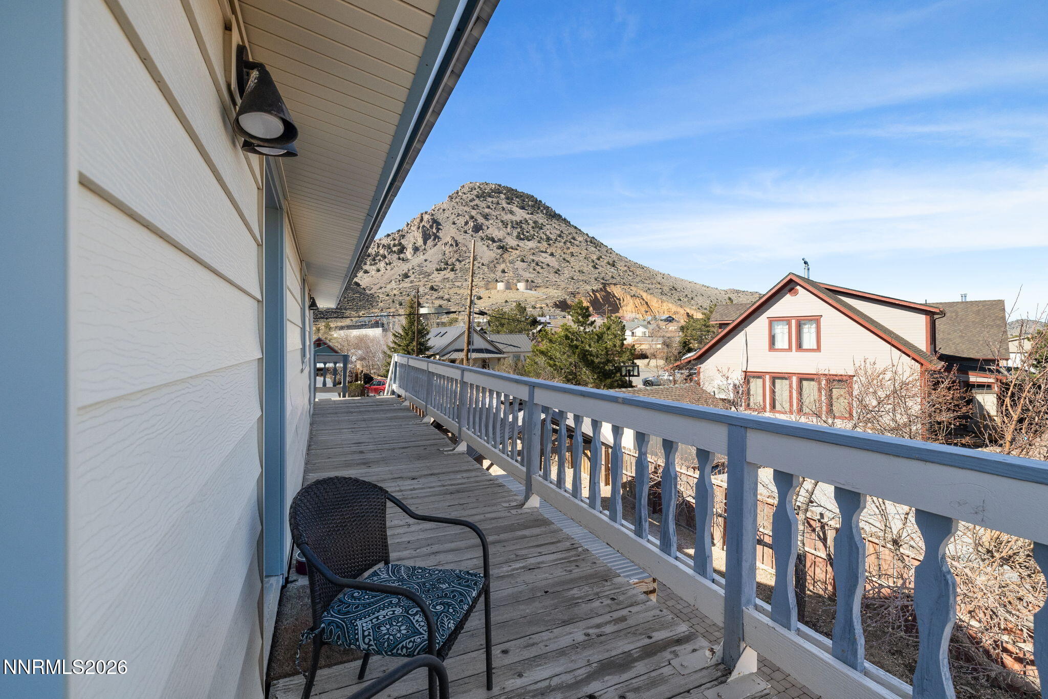 99 Toll Road Virginia City, NV 89440 - Photo 32 of 44 a view of a balcony with chairs