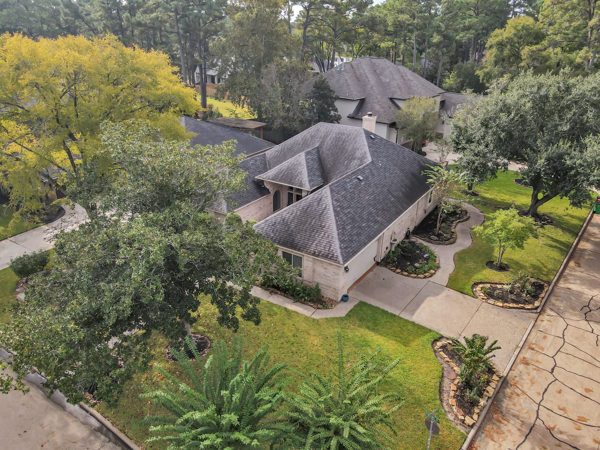 192 Monterrey Road West Montgomery, TX 77356 - Photo 39 of 45 an aerial view of houses with yard