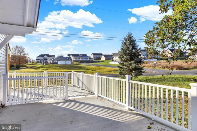 a view of a city from a balcony