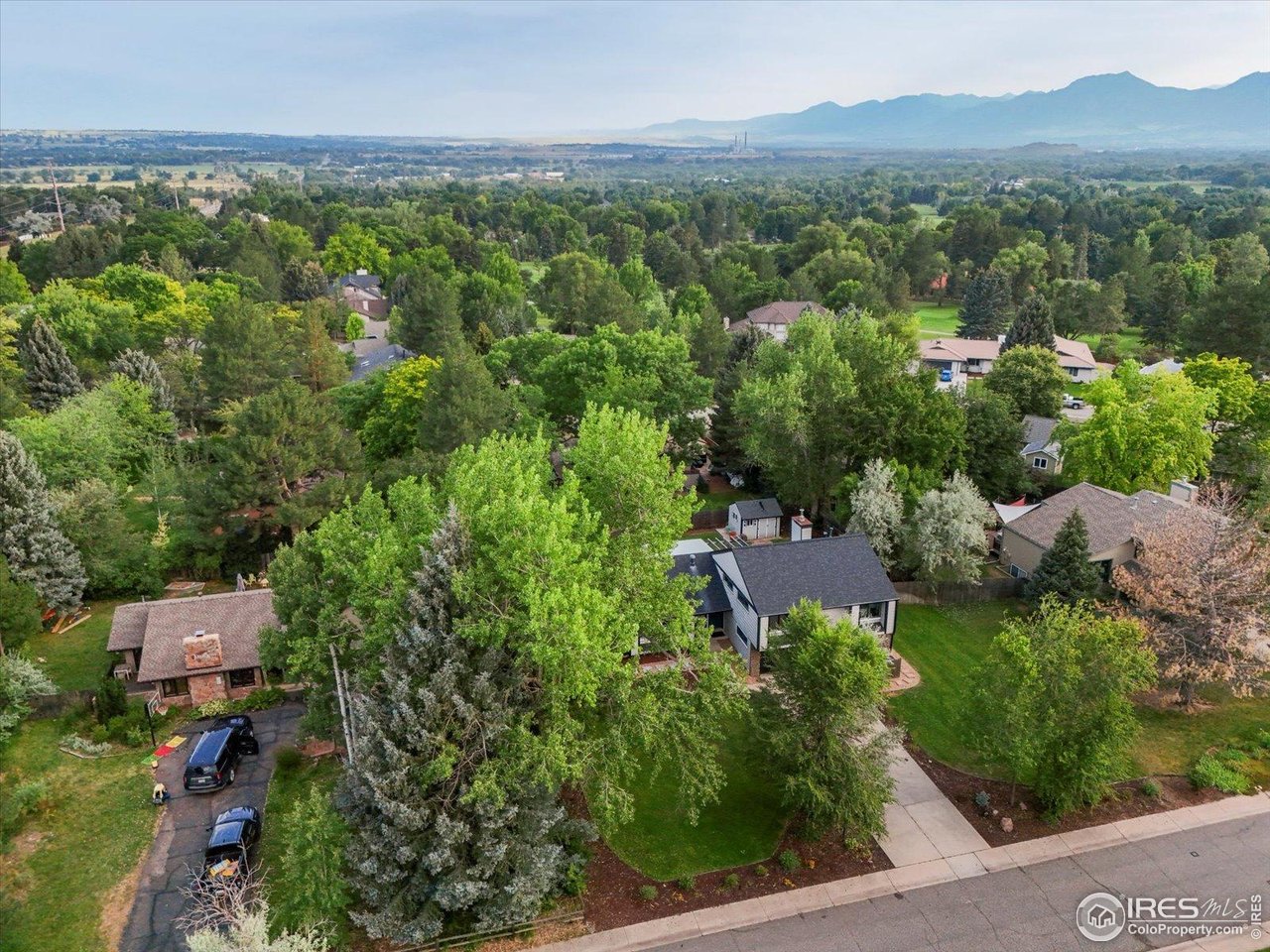 7466 Old Post Road Boulder, CO 80301 - Photo 4 of 36 an aerial view of multiple house
