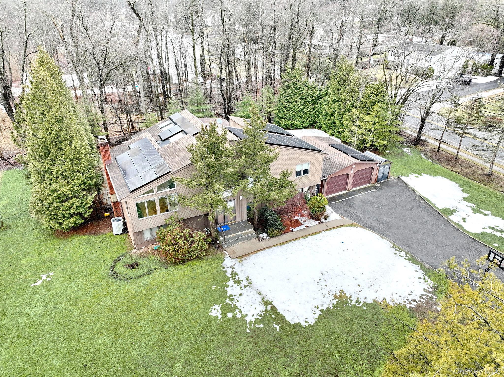 42 Cragmere Road Airmont, NY 10901 - Photo 30 of 32 an aerial view of a house with garden space and street view