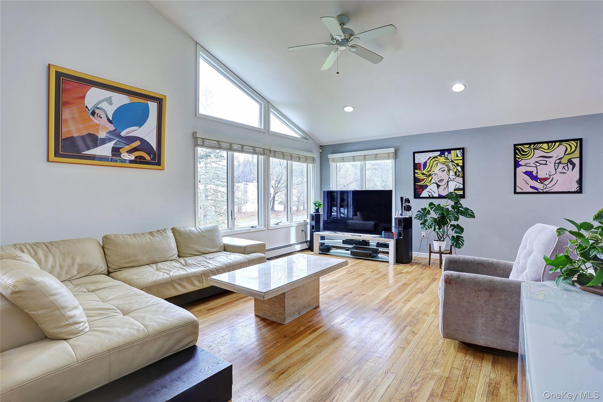 42 Cragmere Road Airmont, NY 10901 - Photo 5 of 32 a living room with furniture and a flat screen tv