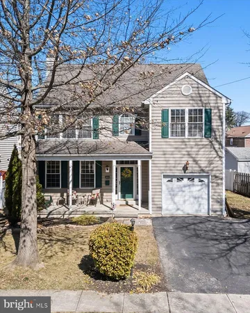a front view of a house with patio