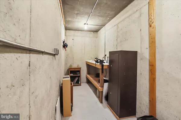 a view of a walk in closet