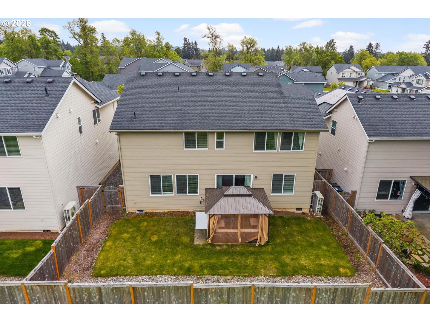 6301 North 89th Avenue Camas, WA 98607 - Photo 30 of 39 a aerial view of a house next to a yard