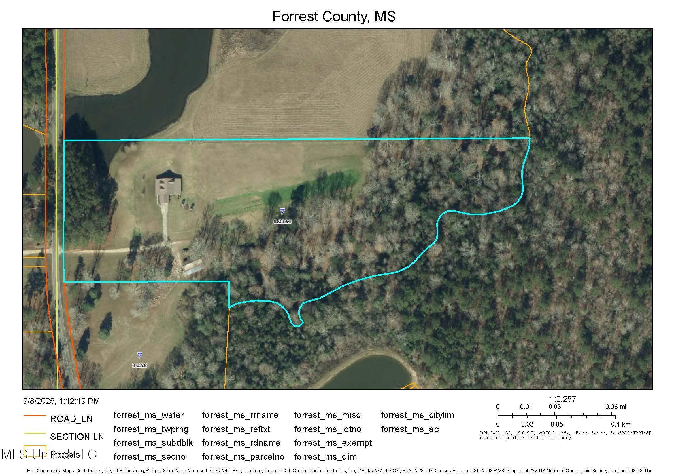 488 Rawls Springs Loop Road Hattiesburg, MS 39402 - Photo 25 of 32 Plat 8.23 acre plat