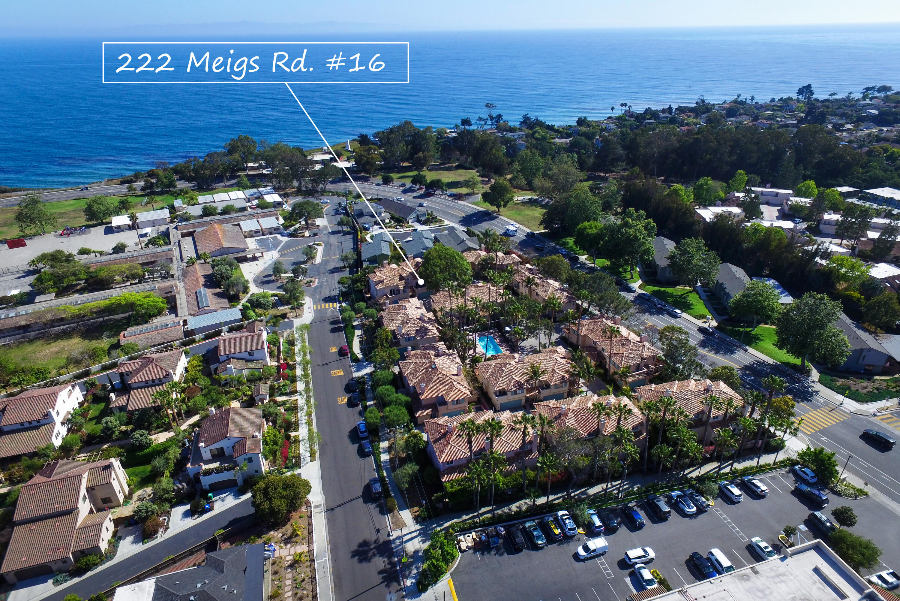 222 Meigs Road, Unit 16 Santa Barbara, CA 93109 - Photo 2 of 26 an aerial view of multiple house