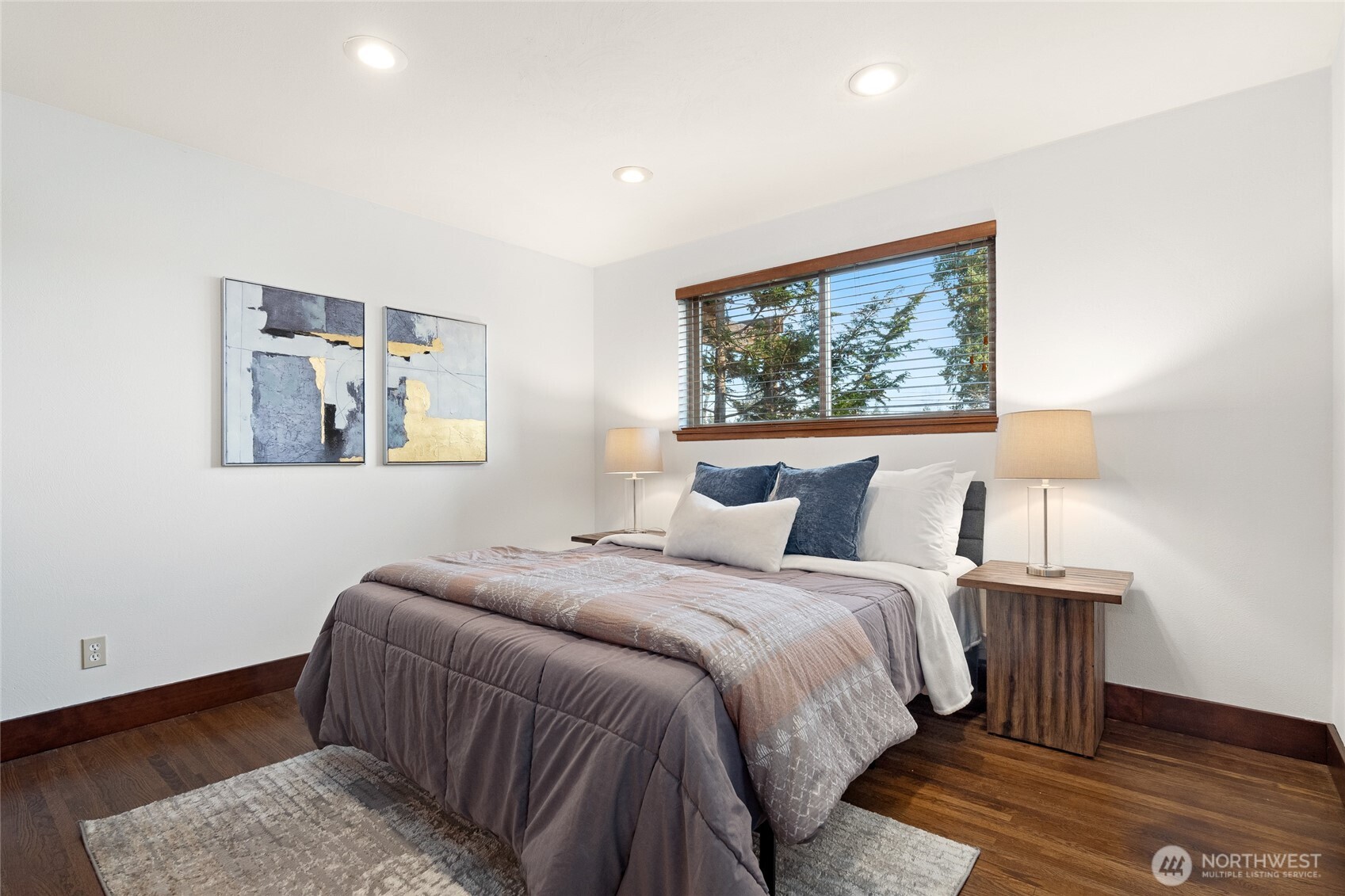 808 Alameda Avenue Fircrest, WA 98466 - Photo 20 of 39 a bedroom with a bed and a window