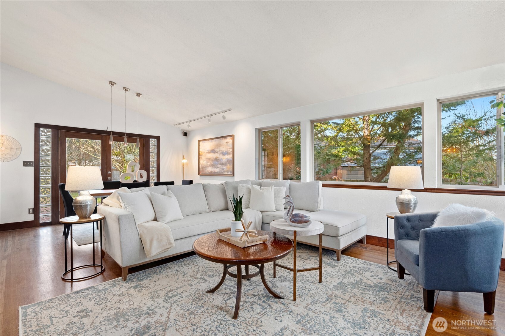 808 Alameda Avenue Fircrest, WA 98466 - Photo 7 of 39 a living room with furniture and a large window