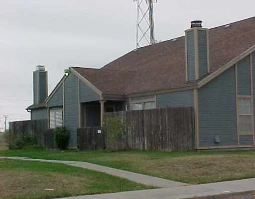 a backyard of a house